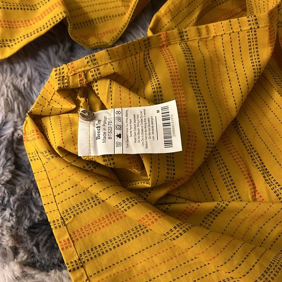 Beech Tree| Yellow Button Down Shirt - Picture 7 of 7